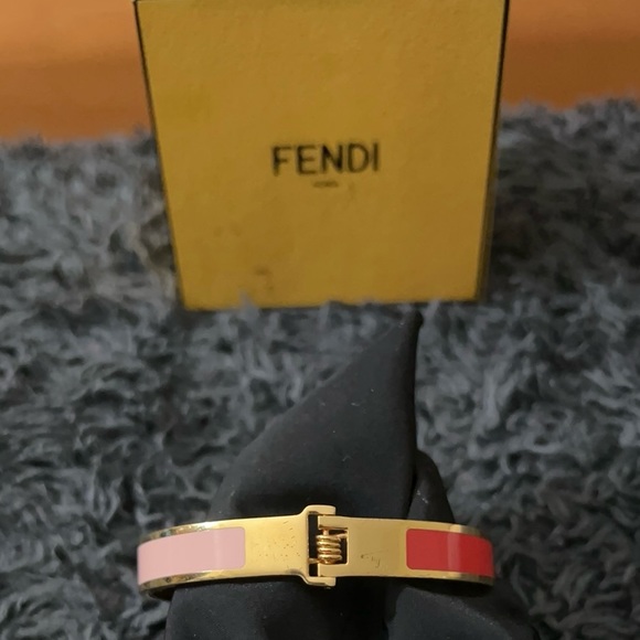 Fendi Bicolour Enamel Bracelet - Picture 4 of 9